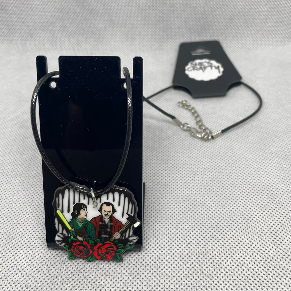 The Shining Vinyl Cord Pendant Necklace